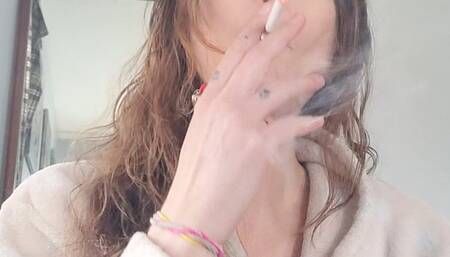 After Shower Smoke and Coughs