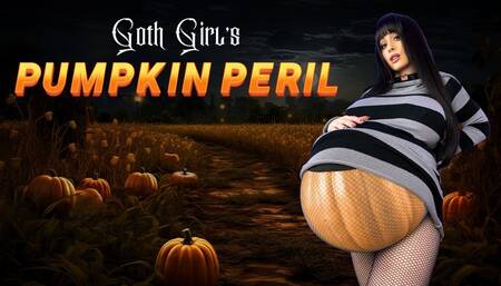 Goth Girl's Pumpkin Peril - Rapid Pumpkin Pregnancy Expansion