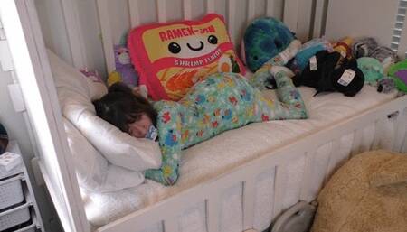 Waking up wet, Dressed for church, and Highchair Feeding