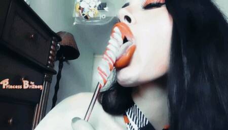 Pumpkin Colored Pout