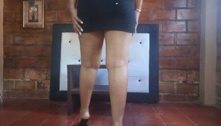 At home I have a great time with my high heels (3)