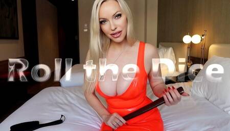 Roll the Dice - Day 27 Locktober Chastity Challenge Slave Tasks Femdom Mistress in Latex Emily Marilyn CBT