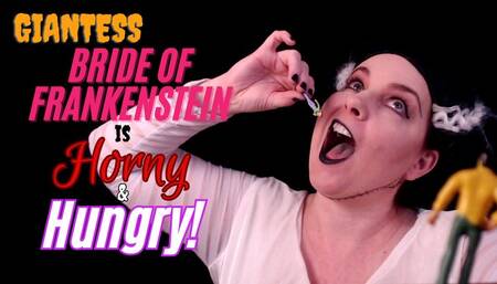 Giantess Bride Of Frankenstein Is Horny And Hungry - MP4