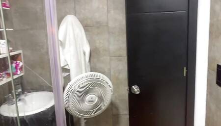 My Stepbrother Is Bathing so I Go Into the Bathroom so He Can Give Me a Good Fuck