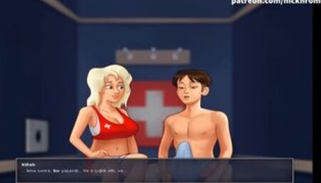 [Gameplay] Summertime Saga All Sex Scenes Sister Cassie Part 1 (Turkish sub)