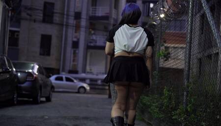 Ghostface Fucking a Big Ass Goth Girl