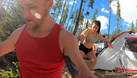 Sukisukigirl - Our Camping Adventure ( PUBLIC SEX VLOG
