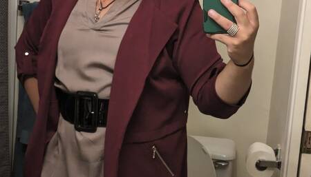 Dirty panty sniffer desperate for my fat ass