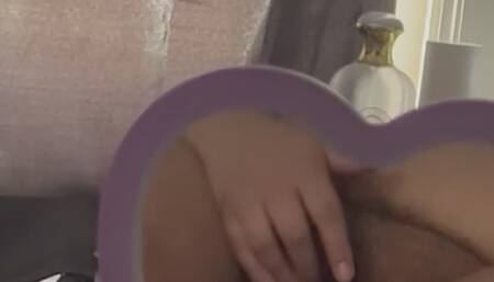Bbw plays with their clit until they squirm