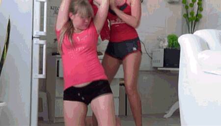 evil lady and pregnant belly BLn