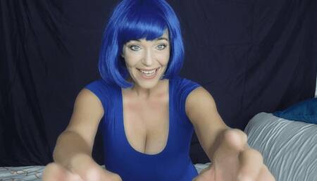 Charlee Blue Halloween Tickle POV