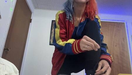 Harley Quinns Classic Giantess and Foot Stomp POV: