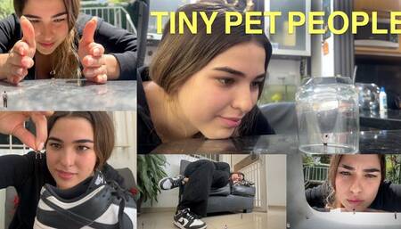 Tiny Pet People - 4k Giantess Gabriela
