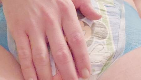 Wetting pullup, closeup view from underneath