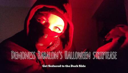 Demoness Babalon's Halloween Striptease