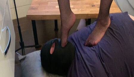 my fishnet stockings on you