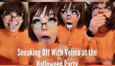 Sneaking Off with Velma at the Halloween Party