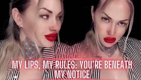 My Lips, My Rules: You’re Beneath My Notice WMV