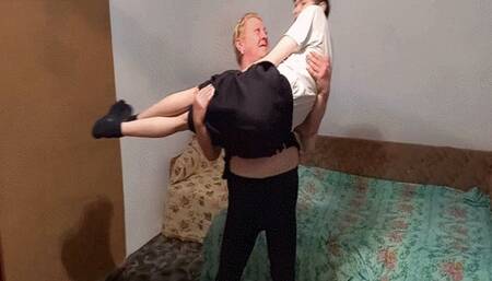 Stepmother smashes a naive boy MP4