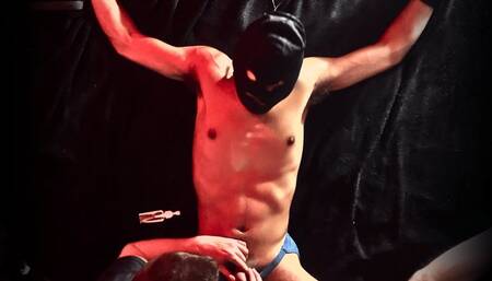 18-Year Old Streamer Danny's Tickle Jerking Initiation To The Chicago Gay Dungeon (Part 3)