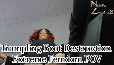 Trampling Boot Destruction Extreme Femdom POV 1080