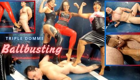 Triple Domme * BALLBUSTING