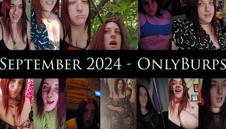 September 2024 - OnlyBurps Compilation Going to Karaoke and Burping Around the House!