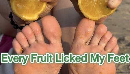 Crushing Food With My Feet Is My Special Fetish