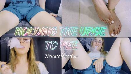 HOLDING THE URGE TO PEE