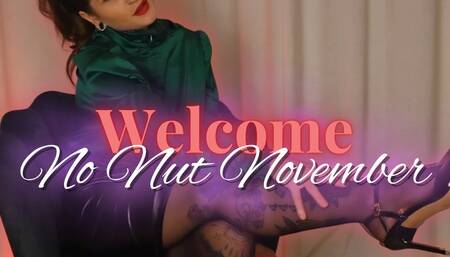 Welcome No Nut Novemeber