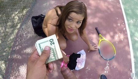 TeensLoveMoney- Hot Tennis Player Fucks for Free Lesson