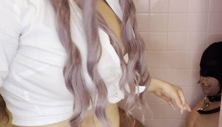 you can only cum being Lady Bellas toilet