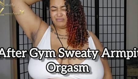 After Gym Sweaty Armpit Orgasm 4k