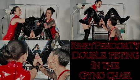 Double Anal Fisting in the Gyno Chair 1080p ft Latex Mistress Youko Miss Flora - Medical Latex Gas Mask
