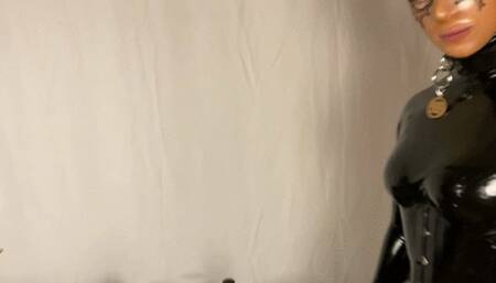 Rubbermissy teasing her new hellcat fucking machine part 1