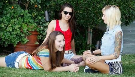 Watch perfect Dani Daniels and Emma Mae's smut