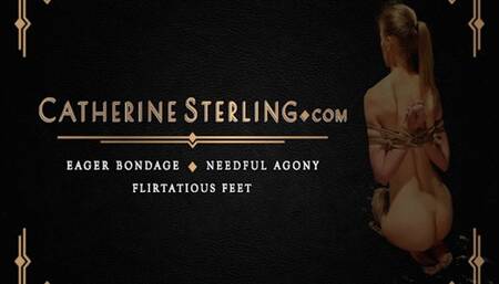 Barefoot Girl Catherine Sterling Pads Pretty Feet & Soft Soles on Rough Concrete while Power Washing in Denim Hotpants! Mobile & Streaming Friendly SD Version