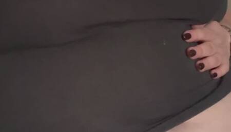 So hard to walk up stairs with my giant belly