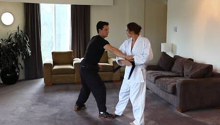 Karate Lessons with Natalie Low-Blow Part 3