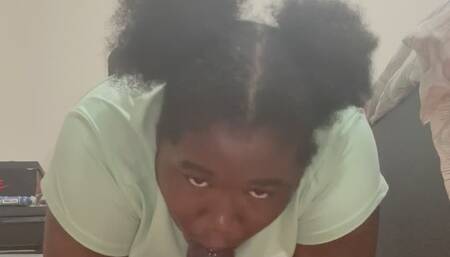 BBW DEEP THROAT HER DILDO