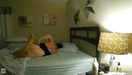 GILF Sassyval Caught Masturbating on Camera!