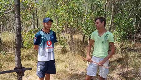 Mitch Caned by Logan