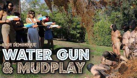 LADY DEMONIQUE- WATERGUN AND MUDPLAY