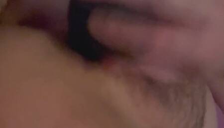 BB’s blue dildo makes her cum hard