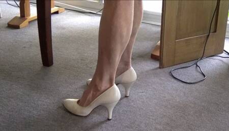 Lilly gets her granny calves measured