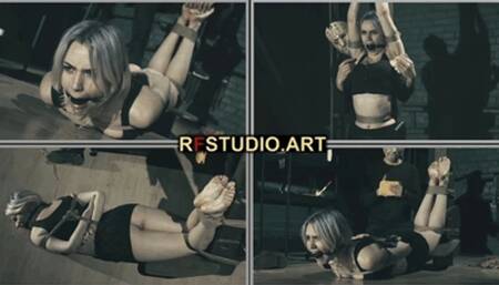 Astrid - Agent in Peril Part 1 - Bound to the Pole with Intense Upper Body and Foot Tickling (FULL HD MP4)