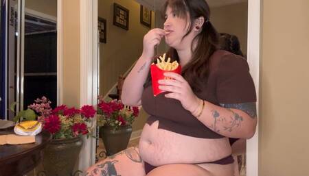 Burger Belly Stuffing (720p) | Feedism Binge