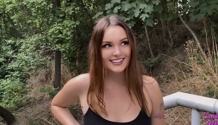 give Me More Money and Fuck Me! Public Showing Tits, Girl with Very Tight Pussy - Candy Milady