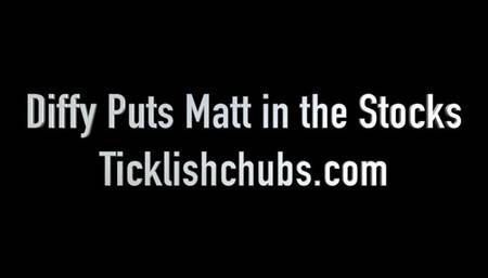 Diffy Puts Matt in the Stocks