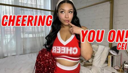 Cheerleader CEI with Cum Countdown